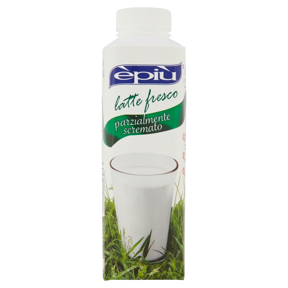 èpiù latte fresco parzialmente scremato 500 ml